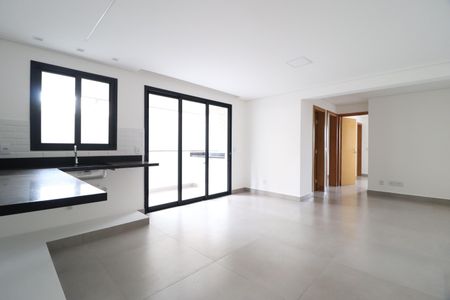 Sala/Cozinha de apartamento para alugar com 2 quartos, 63m² em Daniel Fonseca, Uberlândia