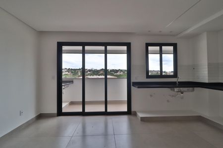 Sala/Cozinha de apartamento para alugar com 2 quartos, 68m² em Daniel Fonseca, Uberlândia