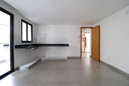 Sala/Cozinha de apartamento para alugar com 2 quartos, 63m² em Daniel Fonseca, Uberlândia