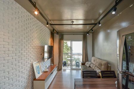 Sala/Cozinha de apartamento à venda com 1 quarto, 39m² em Vila Castelo, São Paulo