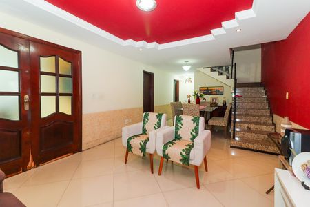 Sala de casa de condomínio à venda com 3 quartos, 280m² em Vila Valqueire, Rio de Janeiro