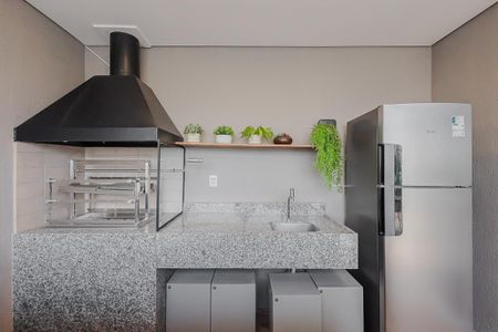 Studio à venda com 26m², 1 quarto e sem vagaChurrasqueira