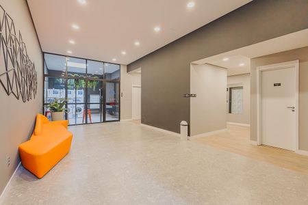 Studio à venda com 26m², 1 quarto e sem vagaHall social