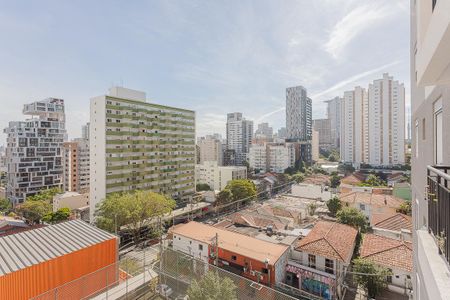 Vista da Varanda de kitnet/studio à venda com 1 quarto, 26m² em Pinheiros, São Paulo