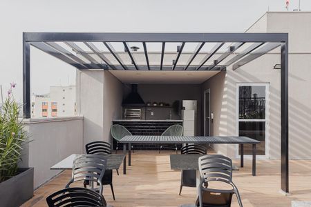 Studio à venda com 26m², 1 quarto e sem vagaChurrasqueira