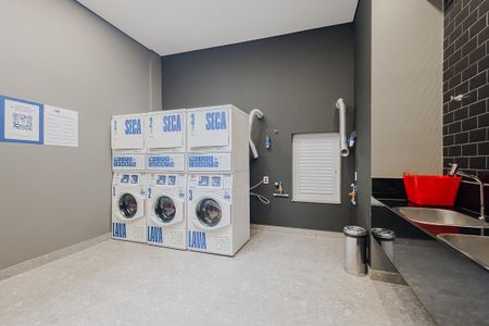 Studio à venda com 26m², 1 quarto e sem vagaLavanderia