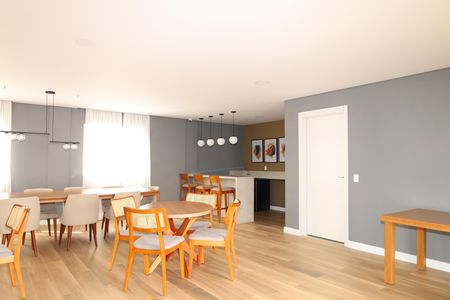 Apartamento para alugar com 35m², 2 quartos e sem vagaÁrea comum - Salão de festas