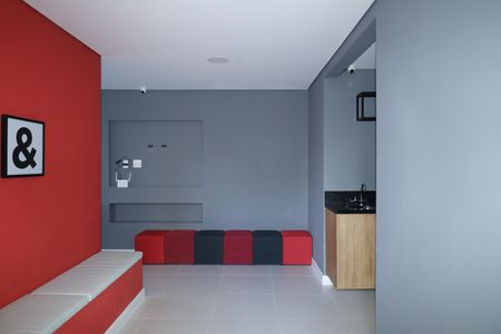 Apartamento para alugar com 35m², 2 quartos e sem vagaÁrea comum - Sala de jogos