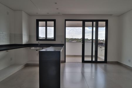 Sala/Cozinha de apartamento para alugar com 2 quartos, 68m² em Daniel Fonseca, Uberlândia