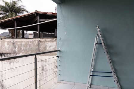 Varanda da Suíte de casa à venda com 4 quartos, 360m² em Palmeiras, Belo Horizonte