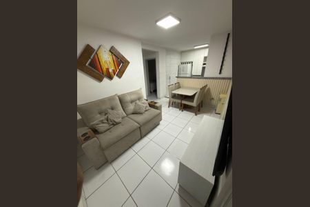 Sala de apartamento à venda com 2 quartos, 55m² em Kennedy, Contagem