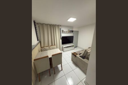 Sala de apartamento à venda com 2 quartos, 55m² em Kennedy, Contagem