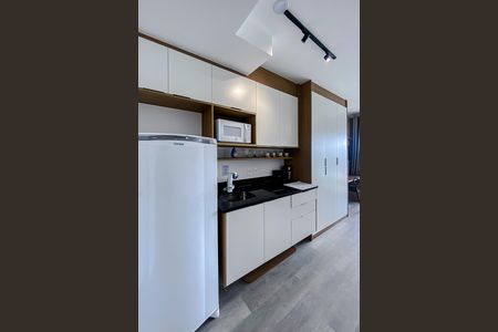 Studio à venda com 27m², 1 quarto e sem vaga Studio à venda com 27m², 1 quarto e sem vagaCozinha