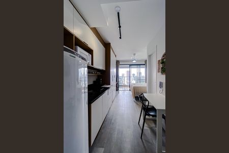 Studio à venda com 27m², 1 quarto e sem vaga Studio à venda com 27m², 1 quarto e sem vagaCozinha