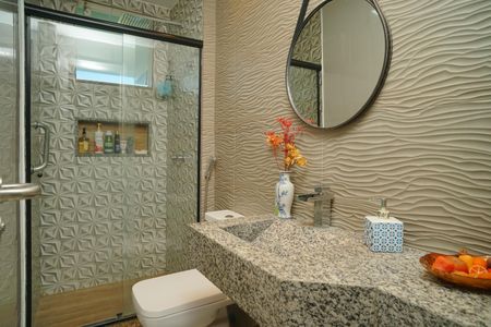 Apartamento para alugar com 108m², 2 quartos e 1 vaga Apartamento para alugar com 108m², 2 quartos e 1 vagaBanheiro Social