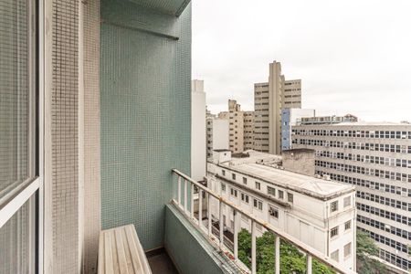 Varanda do Studio de apartamento à venda com 1 quarto, 38m² em Vila Buarque, São Paulo