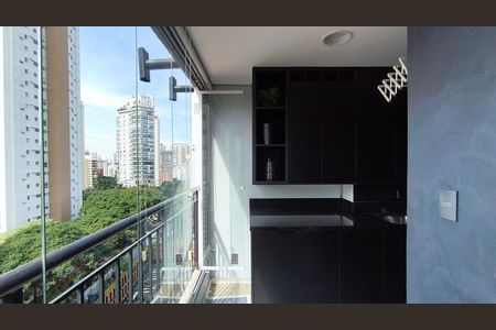 Apartamento à venda com 59m², 1 quarto e 1 vagaVaranda