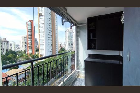 Apartamento à venda com 59m², 1 quarto e 1 vagaVaranda
