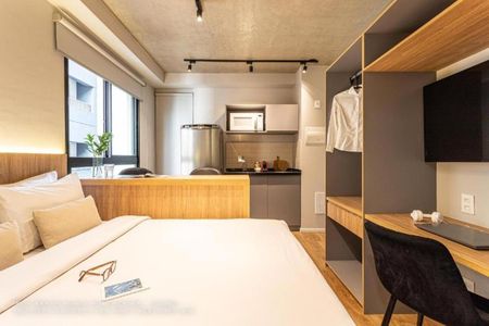 Sala/Quarto de apartamento para alugar com 1 quarto, 22m² em Jardim Paulista, São Paulo