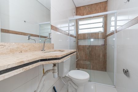 Banheiro da Suíte 1 de casa de condomínio para alugar com 3 quartos, 140m² em Residencial Real Park Sumaré, Sumaré