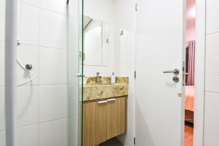 Studio para alugar com 26m², 1 quarto e sem vaga Studio para alugar com 26m², 1 quarto e sem vagaBanheiro