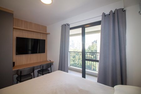 Sala / Quarto - Studio de apartamento para alugar com 1 quarto, 24m² em Cidade Monções, São Paulo