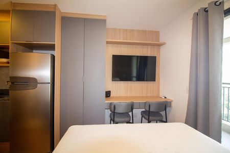 Sala / Quarto - Studio de apartamento para alugar com 1 quarto, 24m² em Cidade Monções, São Paulo