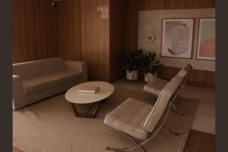 Apartamento para alugar com 118m², 2 quartos e 2 vagasHall social