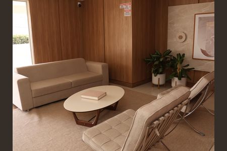 Apartamento para alugar com 118m², 2 quartos e 2 vagasHall social