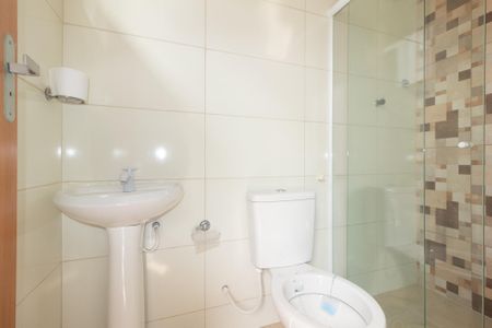 Casa de condomínio para alugar com 84m², 2 quartos e 1 vagaBanheiro da Suíte