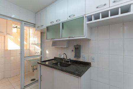 Apartamento à venda com 57m², 2 quartos e 1 vagaCozinha Americana