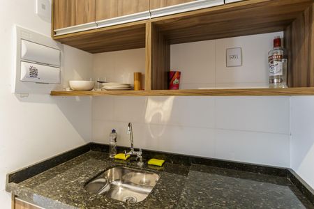 Studio para alugar com 24m², 1 quarto e sem vaga Studio para alugar com 24m², 1 quarto e sem vagaCozinha