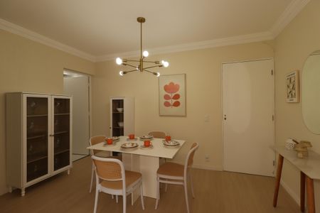 Sala de Jantar de apartamento à venda com 2 quartos, 54m² em Jardim Santo André, Santo André