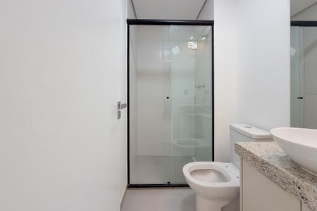 Studio para alugar com 32m², 1 quarto e sem vaga Studio para alugar com 32m², 1 quarto e sem vagaBanheiro