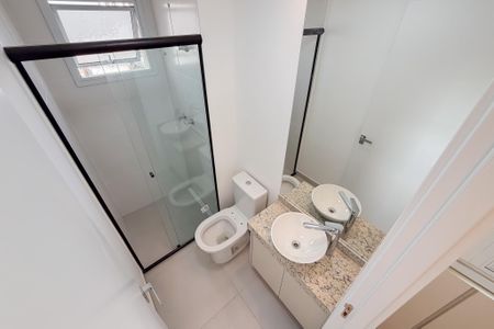 Studio para alugar com 32m², 1 quarto e sem vaga Studio para alugar com 32m², 1 quarto e sem vagaBanheiro