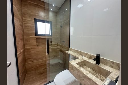 Casa de condomínio à venda com 171m², 3 quartos e 2 vagasBanheiro da Suíte