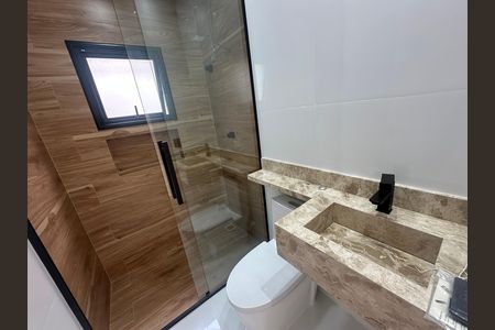 Casa de condomínio à venda com 171m², 3 quartos e 2 vagasBanheiro da Suíte