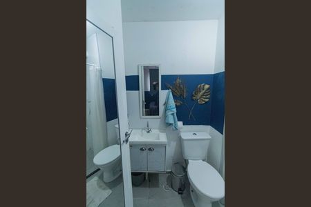 Apartamento à venda com 25m², 1 quarto e sem vaga Apartamento à venda com 25m², 1 quarto e sem vagaBanheiro da Suíte