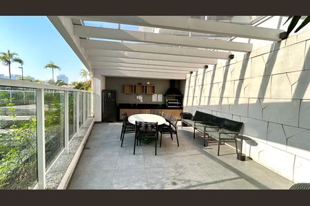 Studio para alugar com 29m², 1 quarto e sem vaga Studio para alugar com 29m², 1 quarto e sem vagaÁrea comum - Churrasqueira