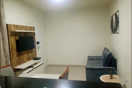 Sala de apartamento para alugar com 1 quarto, 45m² em Fonte Grande, Contagem