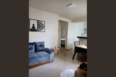 Sala de apartamento para alugar com 1 quarto, 45m² em Fonte Grande, Contagem
