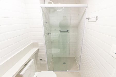 Studio para alugar com 30m², 1 quarto e sem vaga Studio para alugar com 30m², 1 quarto e sem vagaBanheiro