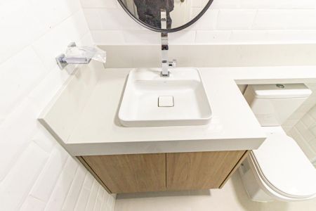 Banheiro de kitnet/studio para alugar com 1 quarto, 30m² em Vila Prudente, São Paulo