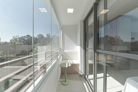 Varanda de kitnet/studio à venda com 1 quarto, 27m² em Santo Amaro, São Paulo