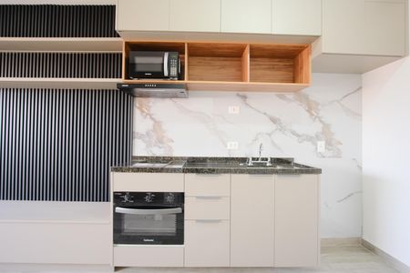 Cozinha de kitnet/studio para alugar com 1 quarto, 28m² em Vila Matilde, São Paulo