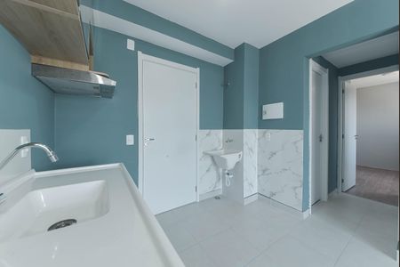 Sala - Cozinha Integrada de apartamento para alugar com 2 quartos, 38m² em Socorro, São Paulo