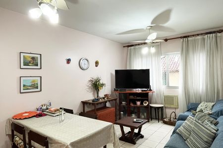 Sala de apartamento para alugar com 3 quartos, 84m² em José Menino, Santos