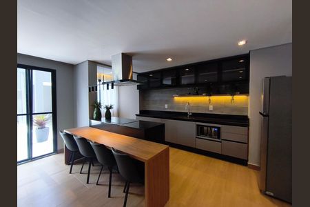 Studio para alugar com 26m², 1 quarto e sem vagaÁrea Gourmet