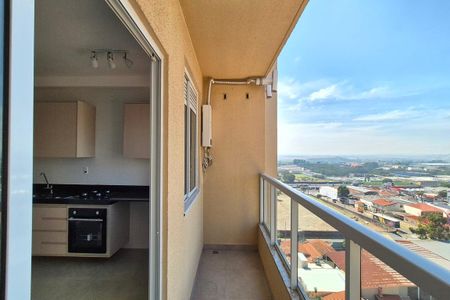 Varanda da Sala  de apartamento para alugar com 2 quartos, 57m² em Jardim Aparecida, Campinas