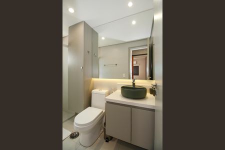 Banheiro de apartamento para alugar com 1 quarto, 40m² em Jardim Paulista, São Paulo